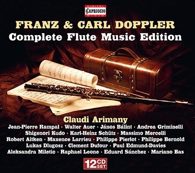 クラウディオ・アリマニー（フルート）フランツ＆カール・ドップラー兄弟のフルートのための作品全集【激安12CD-BOX】 , Franz Carl Doppler Complete Flute Music Edition (12CD)