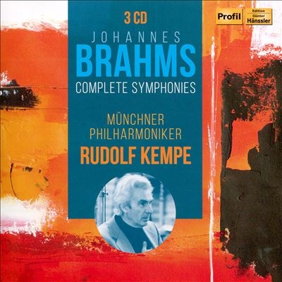 ルドルフ・ケンペ 「ブラームス交響曲全集」【激安CD】 Rudolf Kempe, Brahms Complete Symphonies
