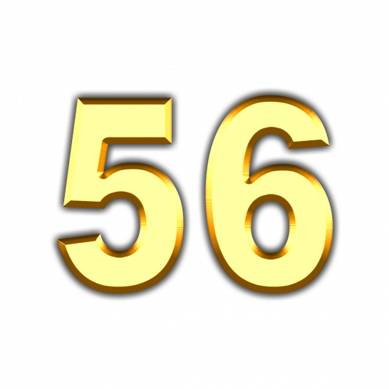 —Pngtree—number 56 golden font_5999197