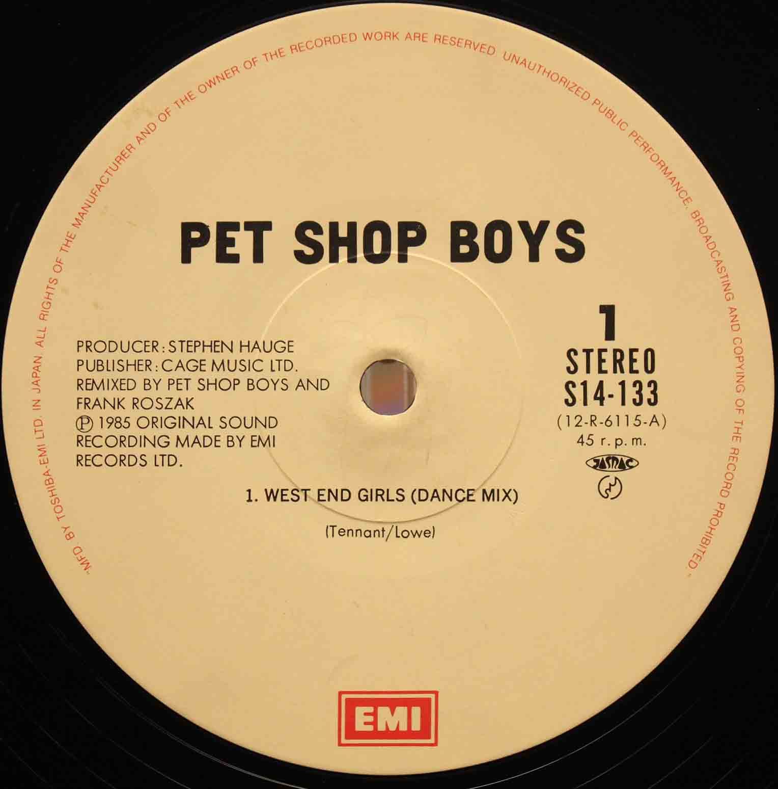 Pet Shop Boys West End Girls 03