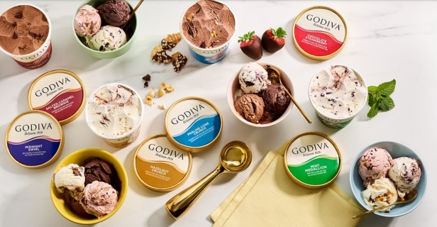 米国の新製品ゴディバのアイスクリーム1