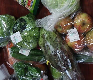 買った野菜類