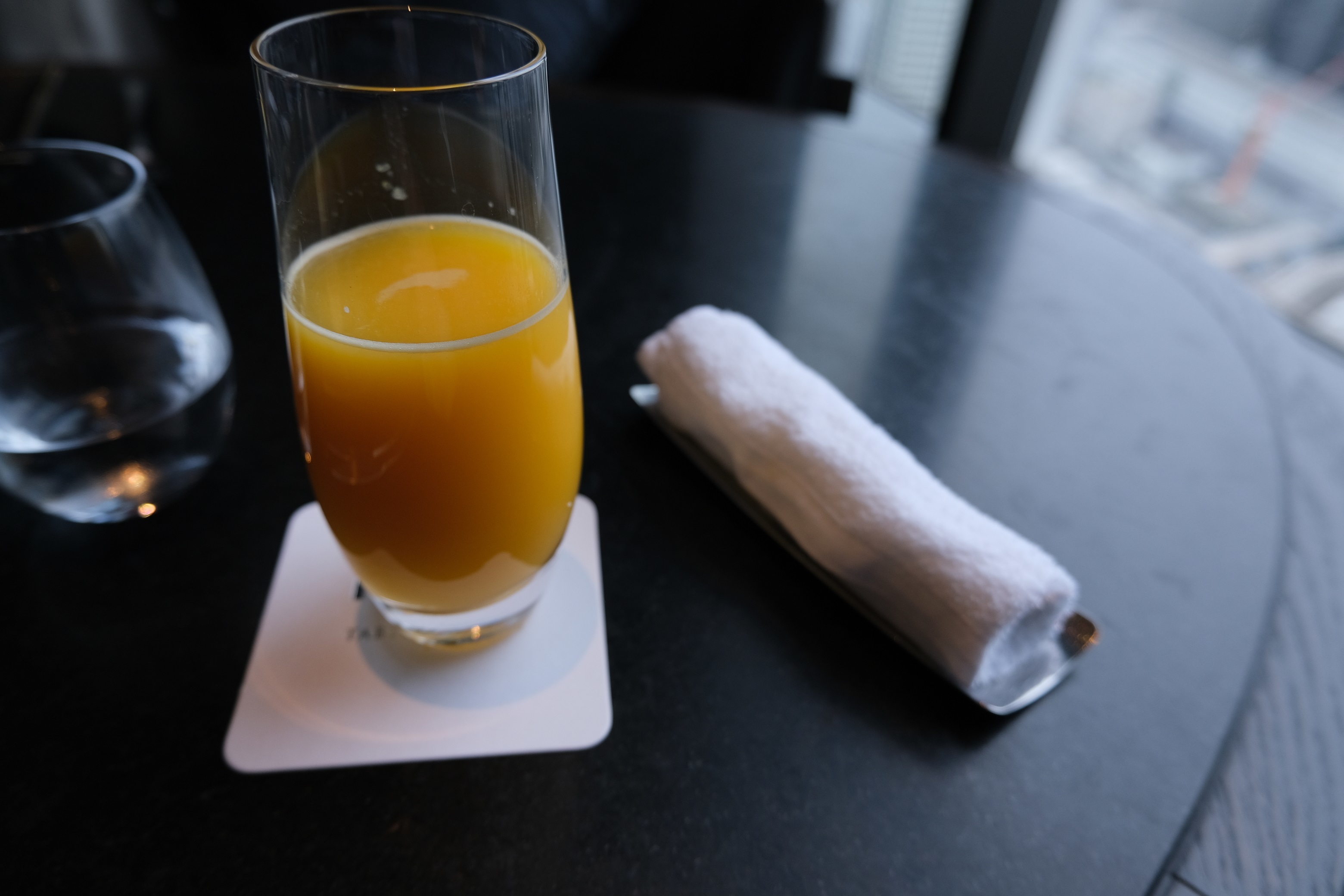 品川プリンスホテルのアフタヌーンティーのオレンジジュース