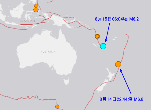 0814,15ケルマディック地震