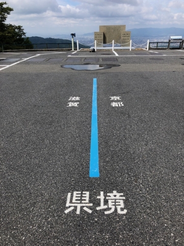 比叡山ドライブウェイ　下見ツーリングはガチツーリング　登仙台　展望台　県境またぎ