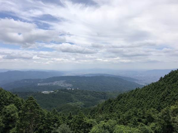 比叡山ドライブウェイ　下見ツーリングはガチツーリング　比叡山頂　滋賀ツーリング　比叡山頂からの眺め