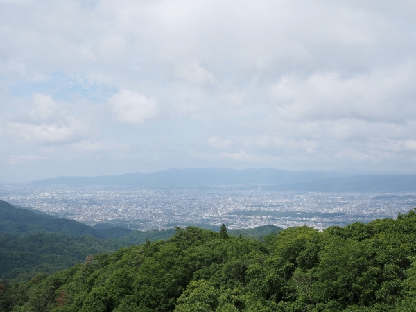 比叡山ドライブウェイ　下見ツーリングはガチツーリング　登仙台　展望台　京都平野