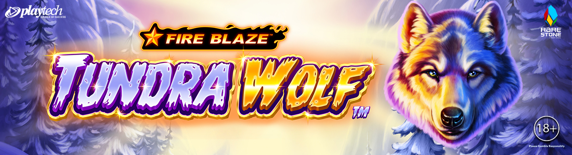 Fire blaze Golden Tundra Wolf