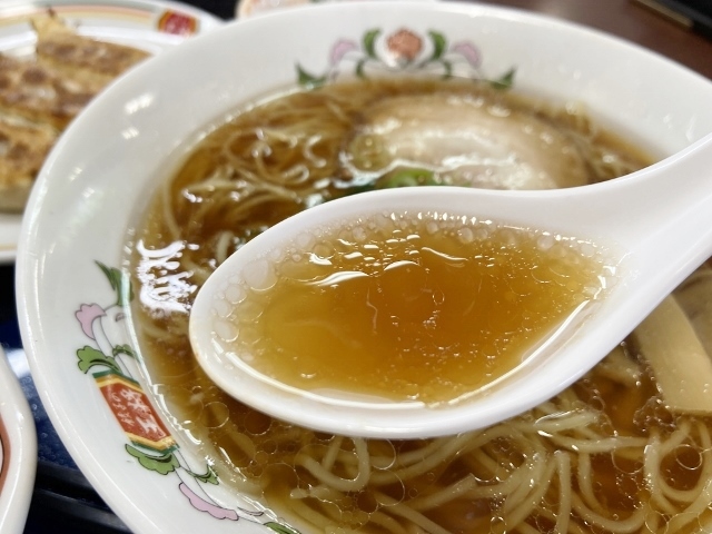 王将　西宮インター店　炒飯セット　スープ