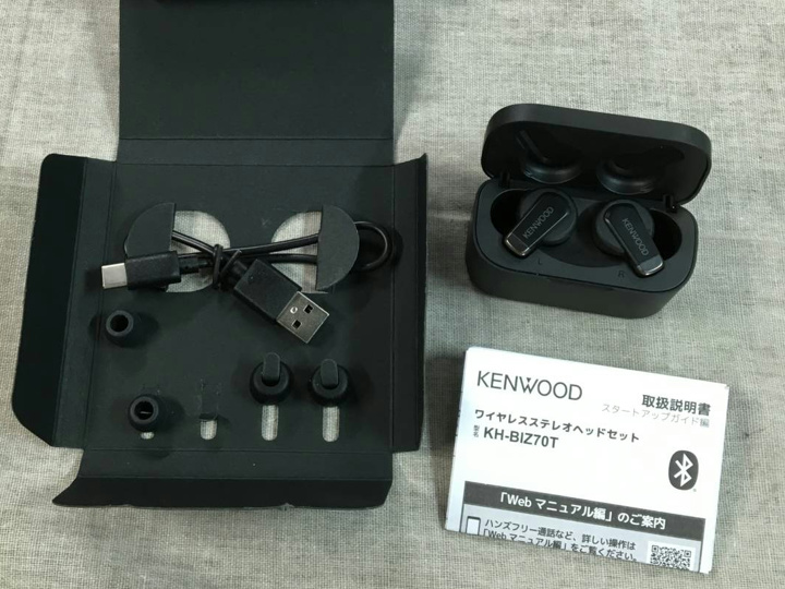 KENWOOD 『KH-BIZ70T』 レビューチェック ～ビジネス向けを謳うNC搭載＆マルチポイント対応の完全ワイヤレスイヤホン - ヲチモノ