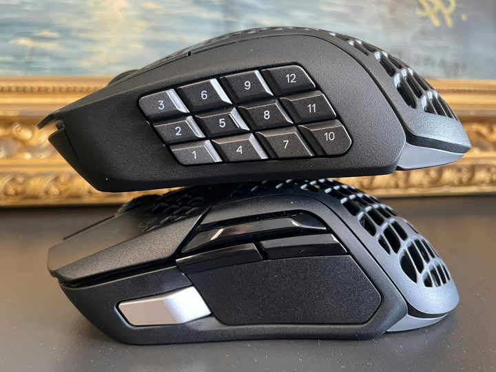 PC/タブレット PC周辺機器 SteelSeries、約74gの多孔シェルでクイックアクションサイドボタンを 