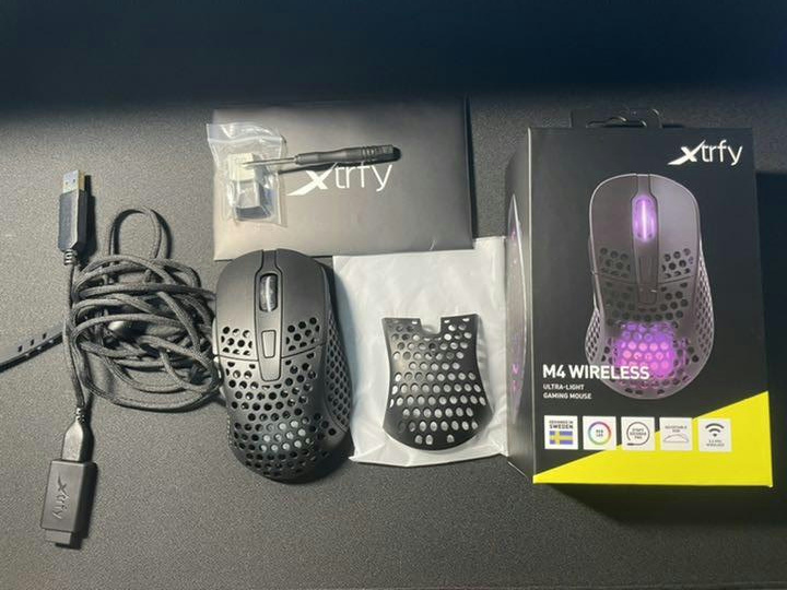 Xtrfy 『M4 Wireless』 レビューチェック ～パームカバーが交換できる約71gの軽量ワイヤレスゲーミングマウス | ヲチモノ
